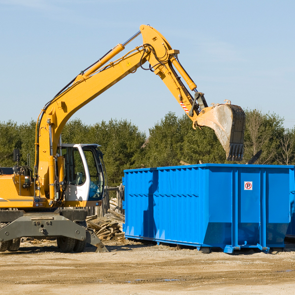 can i choose the location where the residential dumpster will be placed in Holland Massachusetts